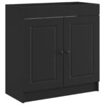 vidaXL Kúpeľňová skrinka pod umývadlo Čierna 78,5 x 37,5 x 81 cm – Obrázok 2