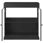 vidaXL Kúpeľňová skrinka pod umývadlo Čierna 78,5 x 37,5 x 81 cm – Obrázok 4