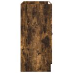 vidaXL Kúpeľňová skrinka pod umývadlo Dymový dub 78,5 x 37,5 x 81 cm – Obrázok 5