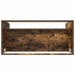 vidaXL Kúpeľňová skrinka pod umývadlo Dymový dub 78,5 x 37,5 x 81 cm – Obrázok 7