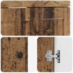 vidaXL Kúpeľňová skrinka pod umývadlo Staré drevo 78,5 x 37,5 x 81 cm – Obrázok 8