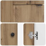 vidaXL Kúpeľňová skrinka s umývadlom Dub artisan 42 x 40 x 84,5 cm – Obrázok 7
