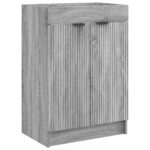 vidaXL Kúpeľňová skrinka pod umývadlo Sivý Sonoma 56 x 37,5 x 81 cm – Obrázok 2