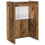 vidaXL Kúpeľňová skrinka pod umývadlo Staré drevo 56 x 37,5 x 81 cm – Obrázok 6