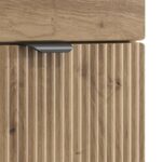 vidaXL Kúpeľňová skrinka pod umývadlo Dub artisan 56 x 37,5 x 81 cm – Obrázok 8