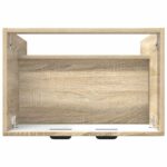 vidaXL Kúpeľňová skrinka pod umývadlo Dub sonoma 78,5 x 37,5 x 81 cm – Obrázok 7