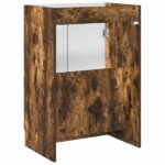 vidaXL Kúpeľňová skrinka pod umývadlo Dymový dub 78,5 x 37,5 x 81 cm – Obrázok 6