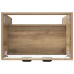 vidaXL Kúpeľňová skrinka pod umývadlo Dub artisan 78,5 x 37,5 x 81 cm – Obrázok 7
