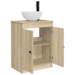 vidaXL Kúpeľňová skrinka s umývadlom Dub sonoma 54 x 35 x 83 cm – Obrázok 4
