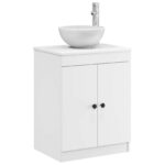 vidaXL Kúpeľňová skriňa Biela 54 x 41 x 70 cm Kompozitné drevo – Obrázok 3