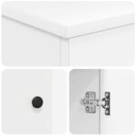 vidaXL Kúpeľňová skriňa Biela 54 x 41 x 70 cm Kompozitné drevo – Obrázok 8