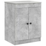 vidaXL Kúpeľňová skriňa Betónovo sivá 54 x 41 x 70 cm Kompozitné drevo – Obrázok 2