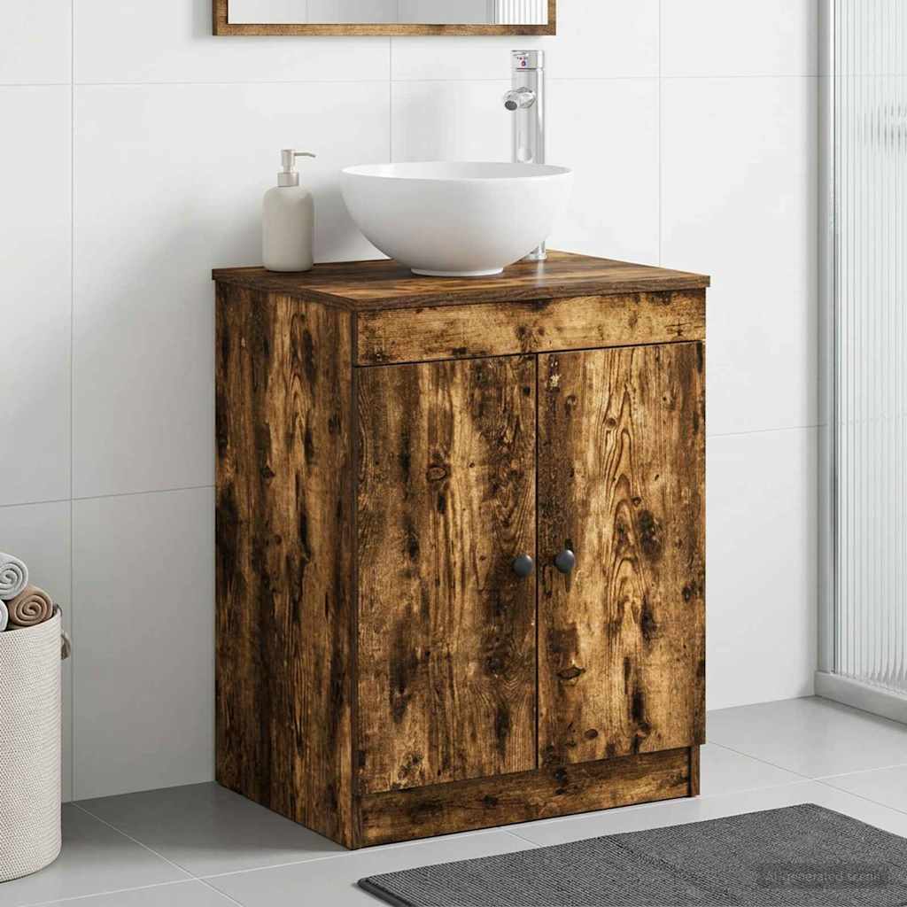 890126_1.jpg vidaXL Kúpeľňová skriňa Dymový dub 54 x 41 x 70 cm Kompozitné drevo – Obrázok 1