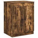 vidaXL Kúpeľňová skriňa Dymový dub 54 x 41 x 70 cm Kompozitné drevo – Obrázok 2
