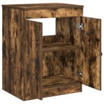 vidaXL Kúpeľňová skriňa Dymový dub 54 x 41 x 70 cm Kompozitné drevo – Obrázok 4
