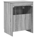 vidaXL Kúpeľňová skriňa Sivý Sonoma 54 x 41 x 70 cm Kompozitné drevo – Obrázok 6