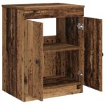 vidaXL Kúpeľňová skriňa Staré drevo 54 x 41 x 70 cm Kompozitné drevo – Obrázok 4