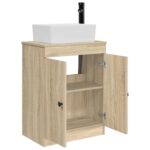 vidaXL Kúpeľňová skrinka s umývadlom Dub sonoma 54 x 35 x 83 cm – Obrázok 4