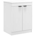 vidaXL Kúpeľňová skriňa Biela 54 x 41 x 70 cm Kompozitné drevo – Obrázok 2