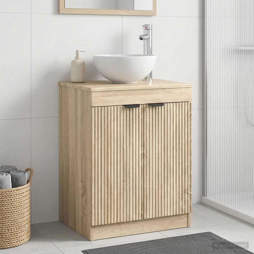 890150_1.jpg vidaXL Kúpeľňová skriňa Dub sonoma 54 x 41 x 70 cm Kompozitné drevo – Obrázok 1