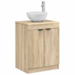 vidaXL Kúpeľňová skriňa Dub sonoma 54 x 41 x 70 cm Kompozitné drevo – Obrázok 3