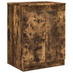 vidaXL Kúpeľňová skriňa Dymový dub 54 x 41 x 70 cm Kompozitné drevo – Obrázok 2