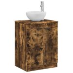 vidaXL Kúpeľňová skriňa Dymový dub 54 x 41 x 70 cm Kompozitné drevo – Obrázok 3