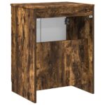 vidaXL Kúpeľňová skriňa Dymový dub 54 x 41 x 70 cm Kompozitné drevo – Obrázok 6