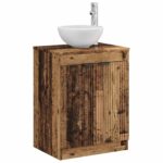 vidaXL Kúpeľňová skriňa Staré drevo 54 x 41 x 70 cm Kompozitné drevo – Obrázok 3