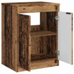 vidaXL Kúpeľňová skriňa Staré drevo 54 x 41 x 70 cm Kompozitné drevo – Obrázok 4