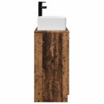 vidaXL Kúpeľňová skrinka s umývadlom Staré drevo 54 x 35 x 83 cm – Obrázok 5