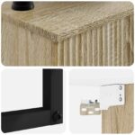 vidaXL Nástenné umývadlo Dub sonoma 40 x 35 x 39 cm Kompozitné drevo – Obrázok 5