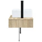 vidaXL Nástenné umývadlo Dub sonoma 50 x 41 x 39 cm Kompozitné drevo – Obrázok 4