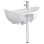 vidaXL Umývadlo do kúpeľne Chróm 59 x 35 x 21 cm Kov – Obrázok 5