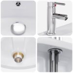 vidaXL Umývadlo do kúpeľne Chróm 59 x 35 x 21 cm Kov – Obrázok 7