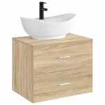 vidaXL Umývadlo do kúpeľne Matná čierna 59 x 35 x 21 cm Kov – Obrázok 3