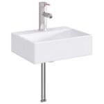 vidaXL Umývadlo do kúpeľne Chróm 39 x 30,5 x 12,5 cm Kov – Obrázok 2