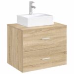 vidaXL Umývadlo do kúpeľne Chróm 39 x 30,5 x 12,5 cm Kov – Obrázok 3