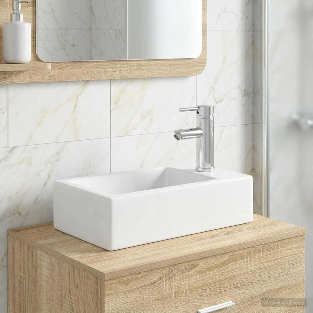 890222_1.jpg vidaXL Umývadlo do kúpeľne Chróm 45,5 x 25,5 x 13 cm Kov – Obrázok 1