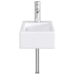 vidaXL Umývadlo do kúpeľne Chróm 45,5 x 25,5 x 13 cm Kov – Obrázok 5