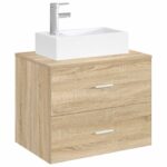 vidaXL Umývadlo do kúpeľne Chróm 45,5 x 25,5 x 13 cm Kov – Obrázok 3