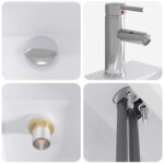 vidaXL Umývadlo do kúpeľne Chróm 45,5 x 25,5 x 13 cm Kov – Obrázok 8