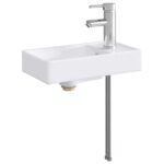 vidaXL Umývadlo do kúpeľne Chróm 40,5 x 22,5 x 11,5 cm Kov – Obrázok 2