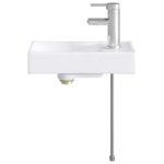vidaXL Umývadlo do kúpeľne Chróm 40,5 x 22,5 x 11,5 cm Kov – Obrázok 4