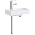 vidaXL Umývadlo do kúpeľne Chróm 40,5 x 22,5 x 11,5 cm Kov – Obrázok 6