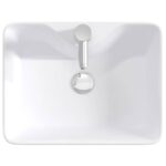 vidaXL Umývadlo do kúpeľne Chróm 48,5 x 37,5 x 13 cm Kov – Obrázok 7