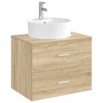 vidaXL Umývadlo do kúpeľne Chróm 40,5 x 40,5 x 15 cm Kov – Obrázok 3