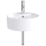 vidaXL Umývadlo do kúpeľne Chróm 40,5 x 40,5 x 15 cm Kov – Obrázok 4