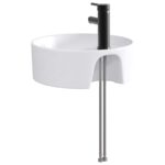 vidaXL Umývadlo do kúpeľne Matná čierna 40,5 x 40,5 x 15 cm Kov – Obrázok 6