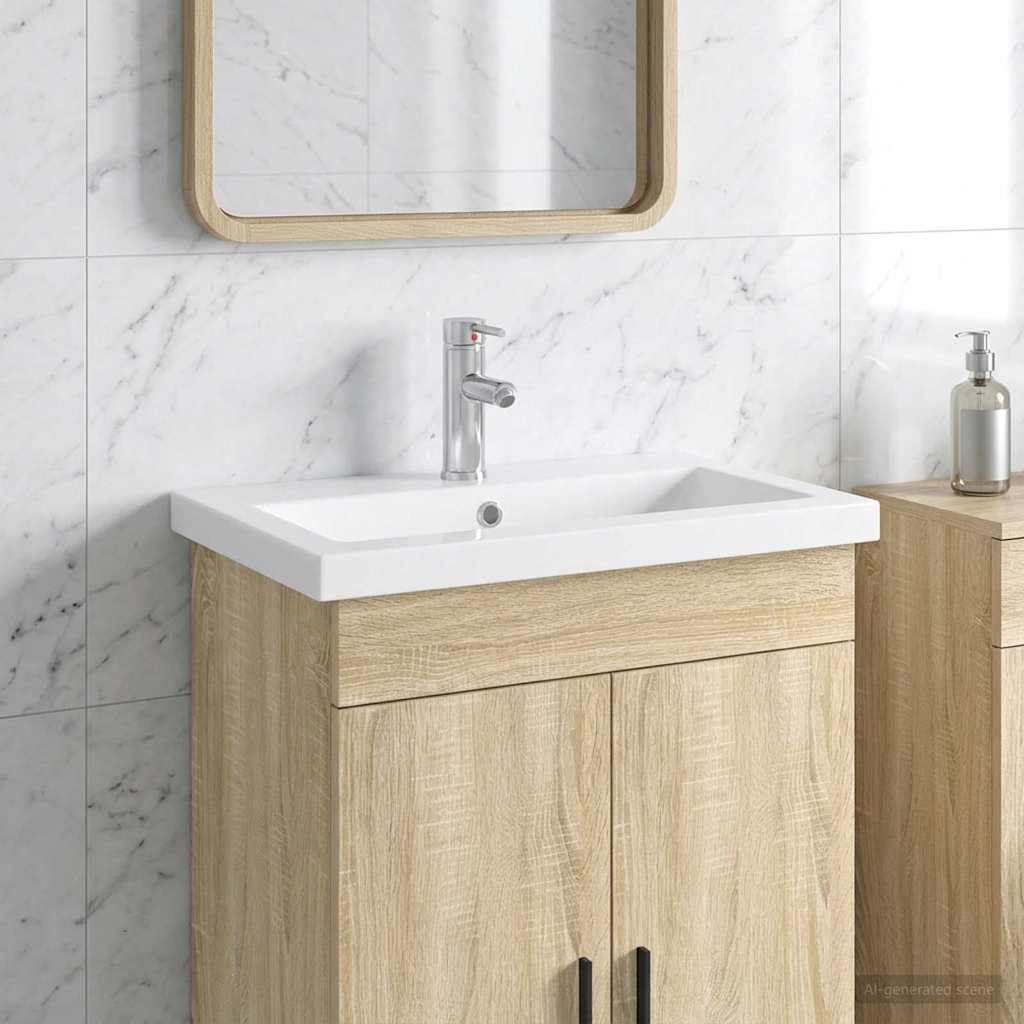 890234_1.jpg vidaXL Umývadlo do kúpeľne Chróm 61 x 40 x 16,5 cm Kov – Obrázok 1